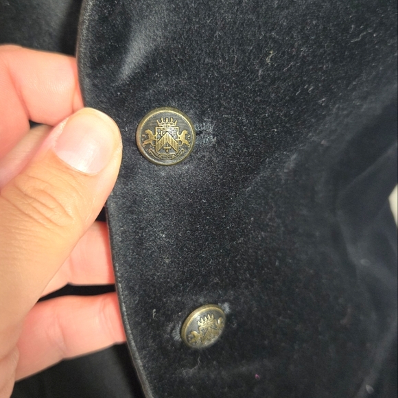 Men's Express velvet lapel vest with trim size small EUC - Picture 6 of 10